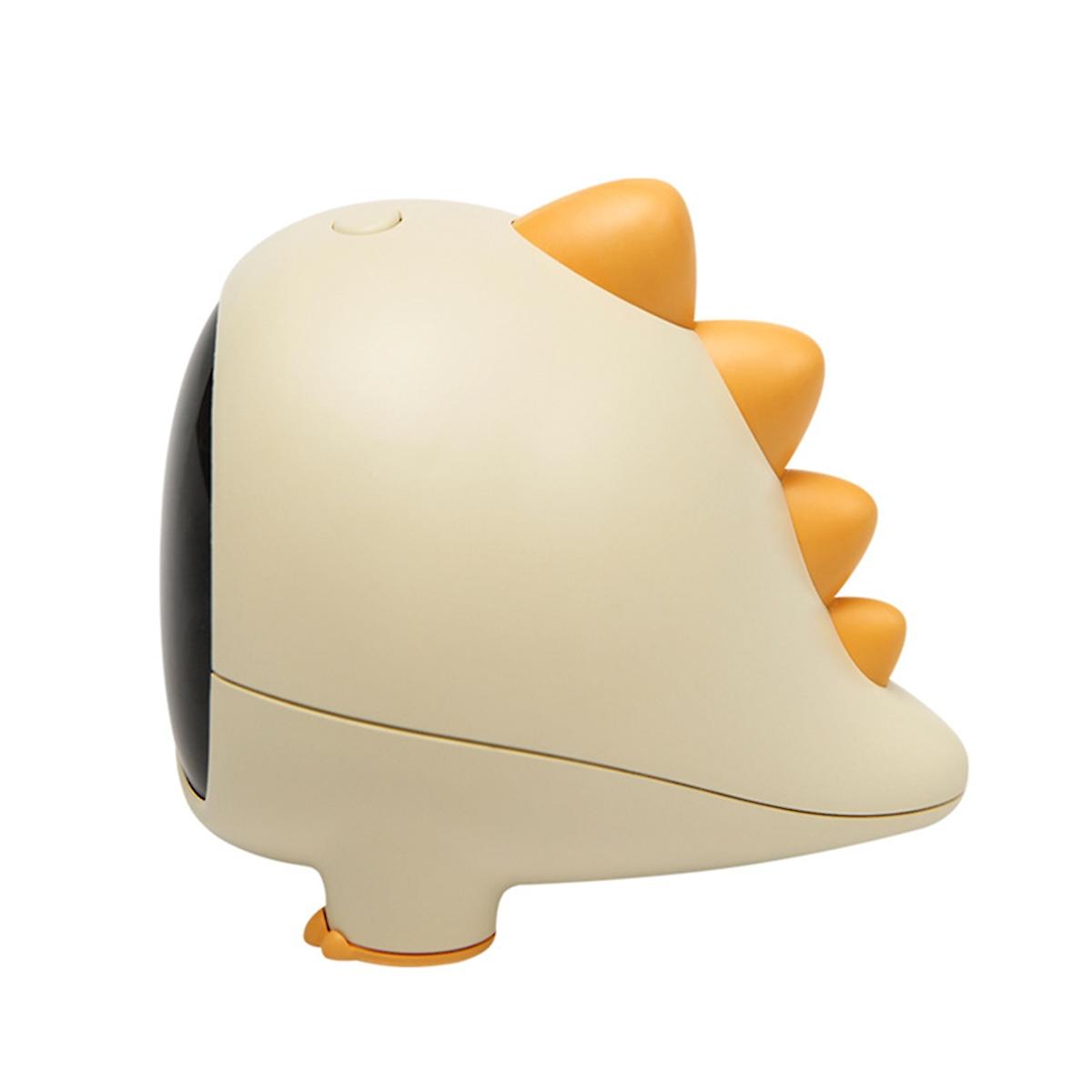 Cartoon Dinosaur Alarm Clock Multifunctional Rechargeable Table Clock Smart Control Digital Clock Yellow