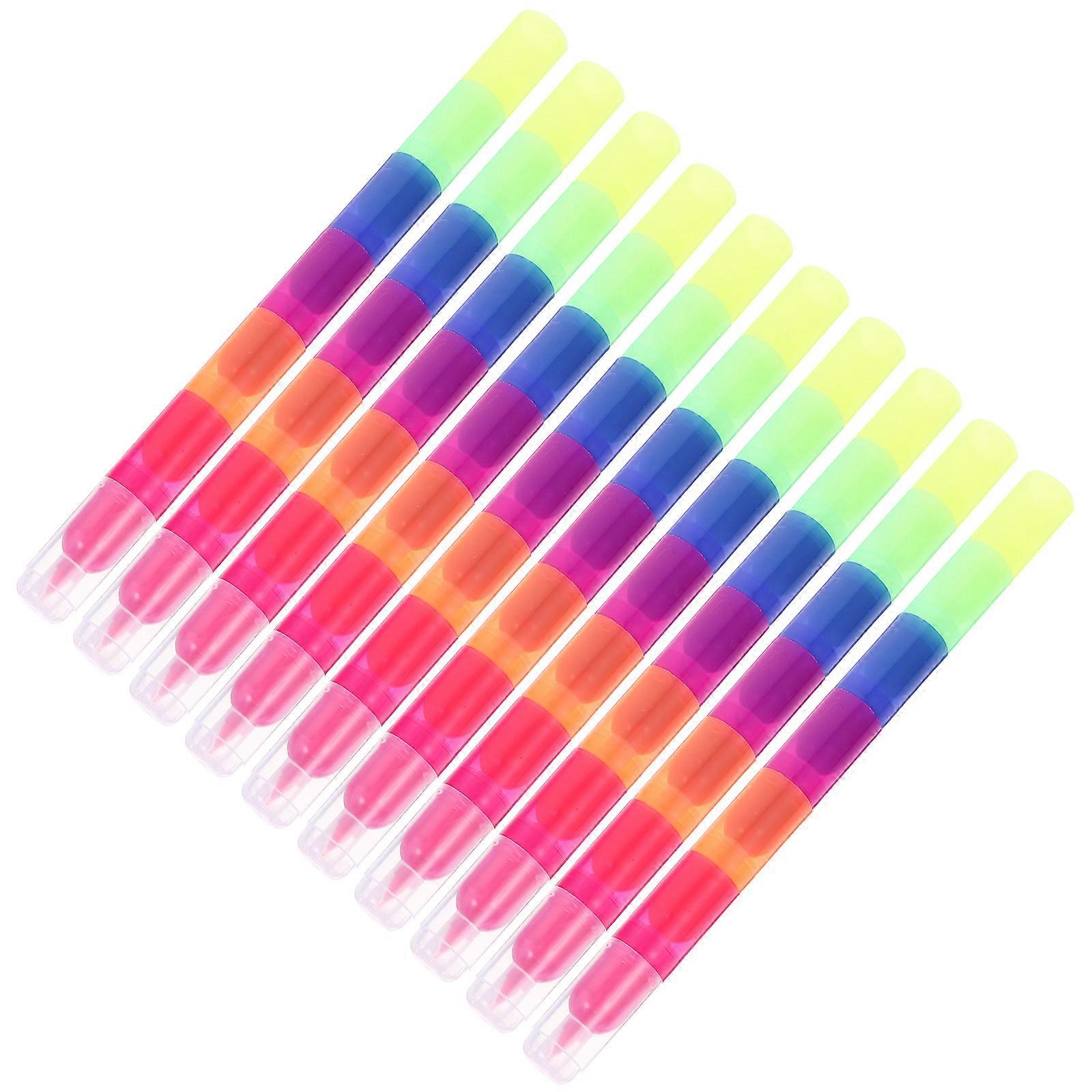 Assorted Color Highlighters Book Colored Markers for Marking 20Pcs