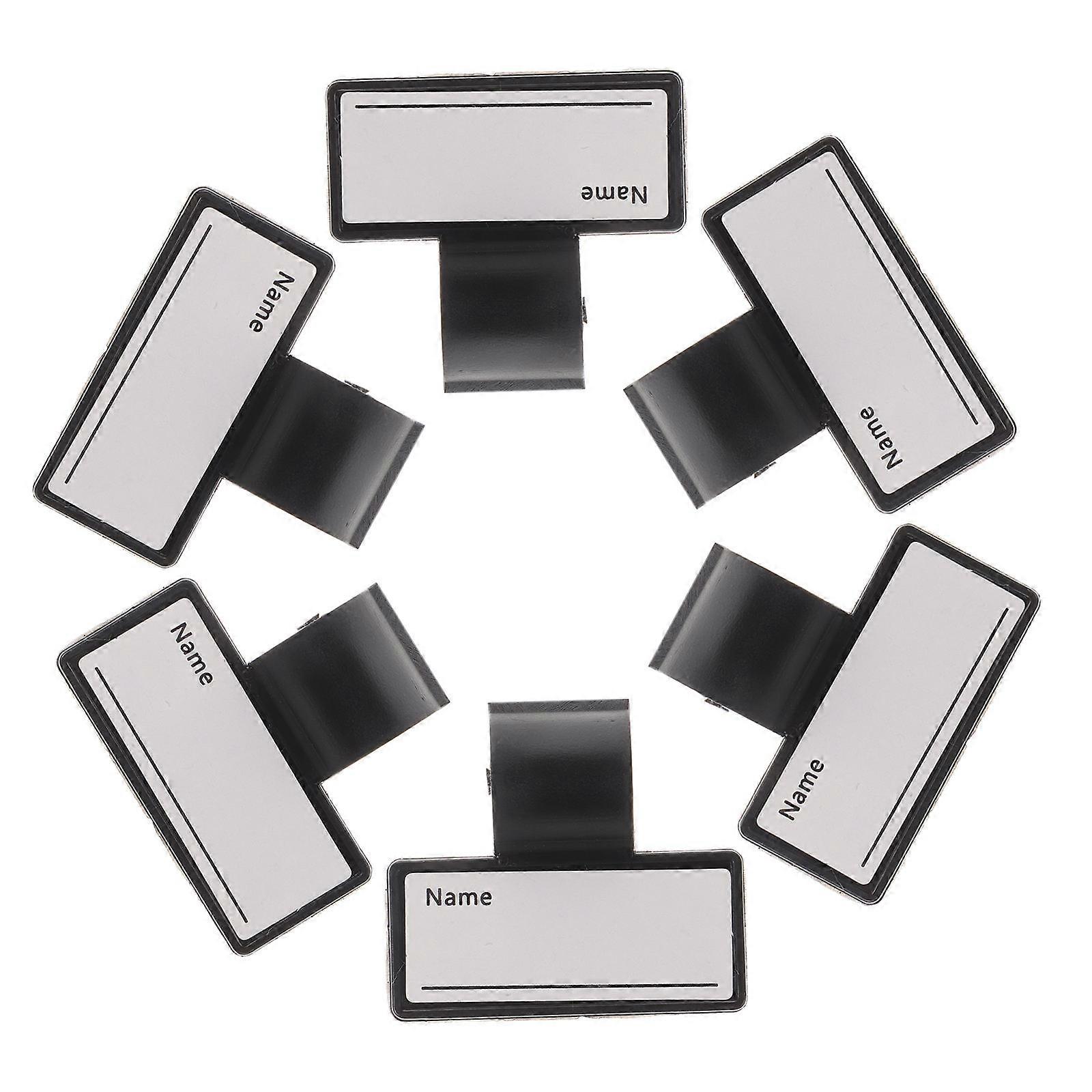 Stethoscope Name Labels for Marking Double-Side Name Tags 6Pcs Set