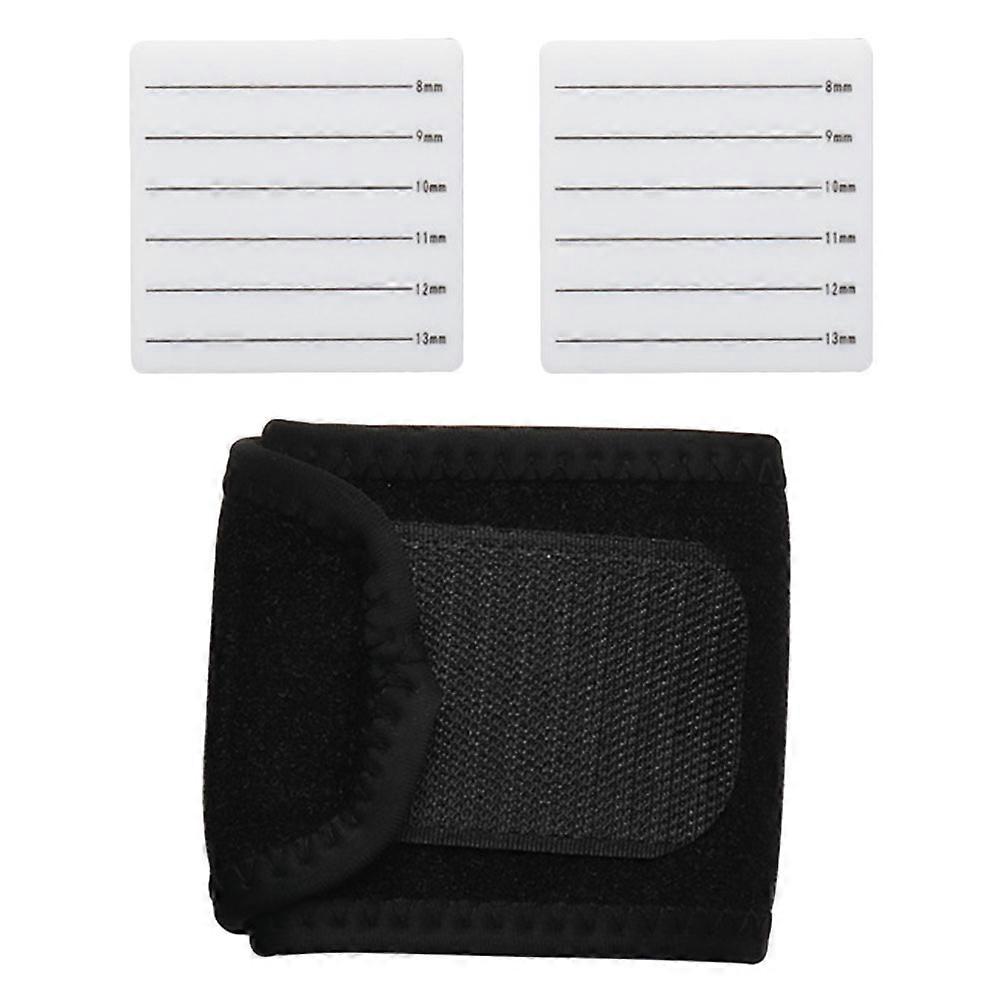 Eyelash Extension Pallet with Adjustable Hand Strap for Eyelash Application 6Pcs