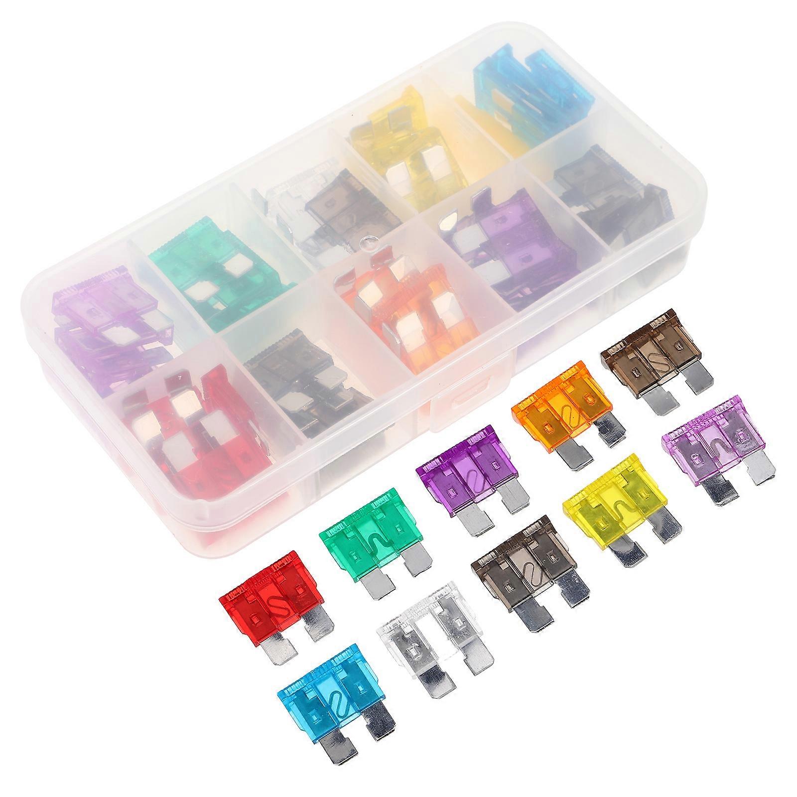 Car Fuse Assortment Kit Mini for Car 50Pcs Easy Install Automotive Kit