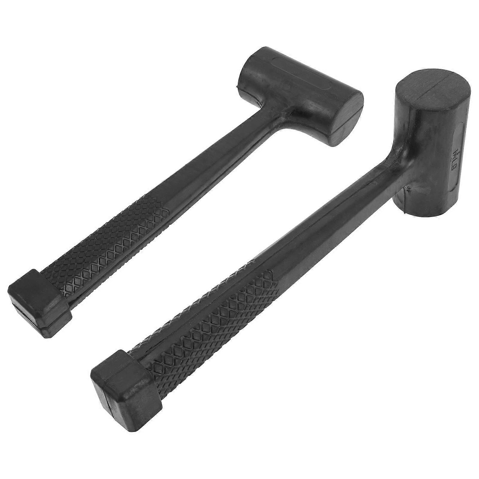 Rubber Hammer for Flooring Installation 2Pcs Anti-Slip Tile Mallets