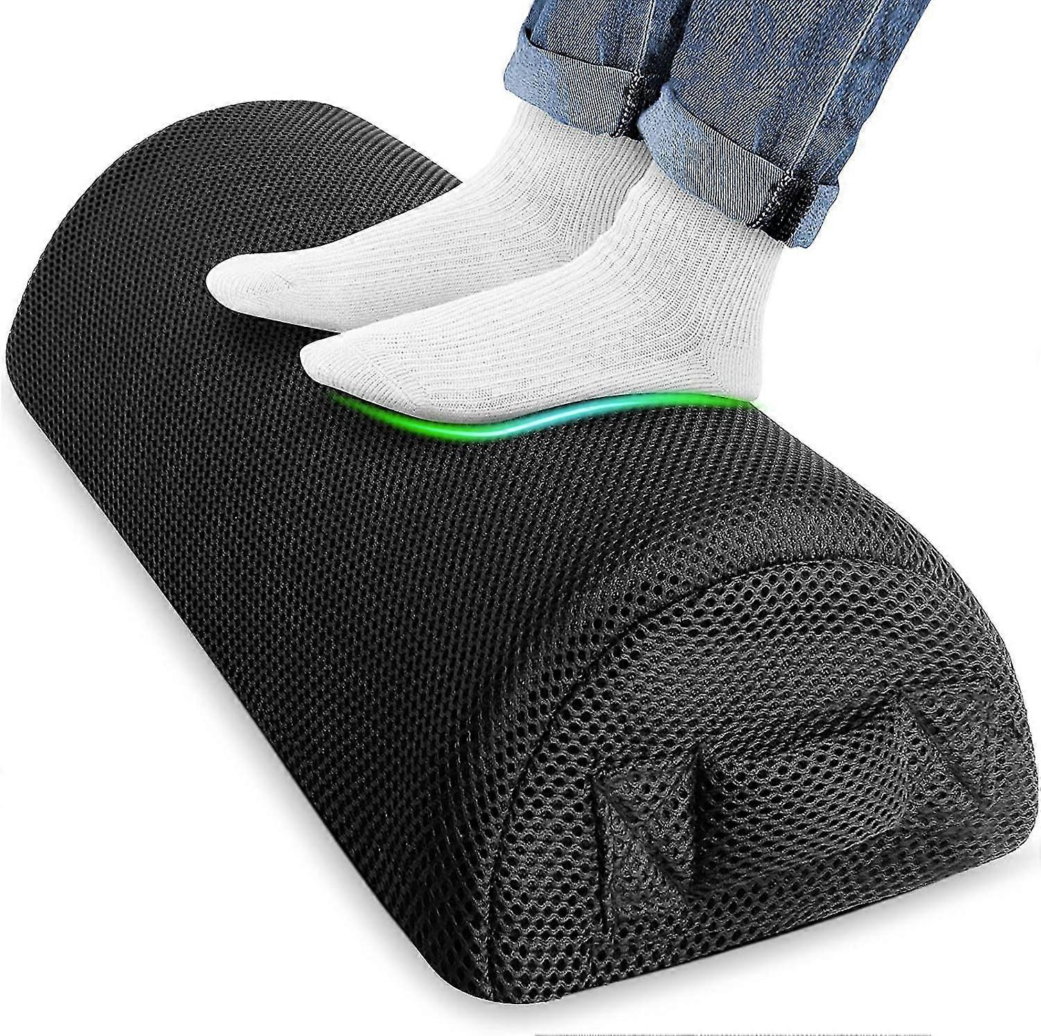 Foot Rest Under Desk, Ergonomic Footrest Cushion Pillow Stools With High-density