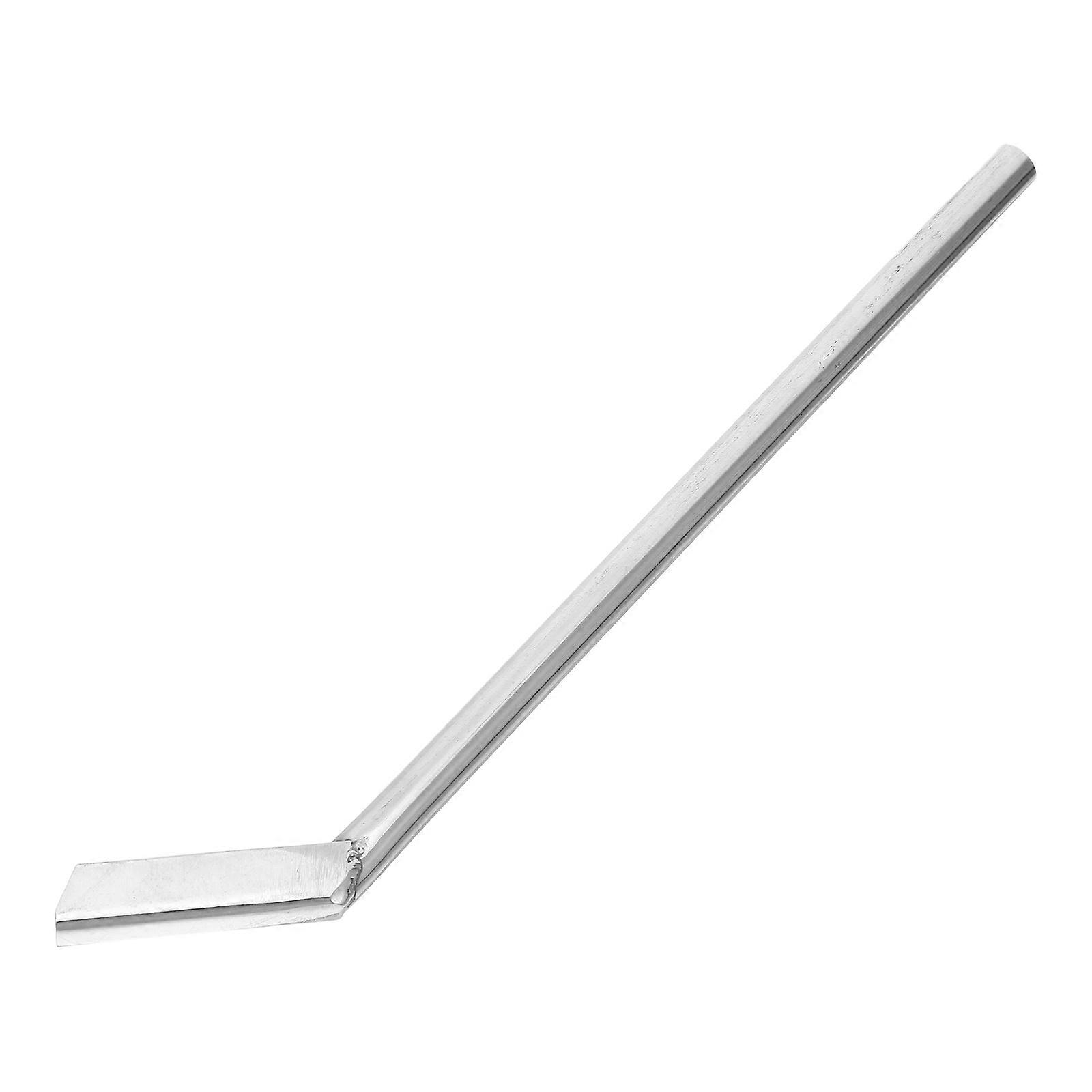 Elevator Groove Cleaning Tool Silver Iron Long Handle with Frequent Use Ready for Cleaning