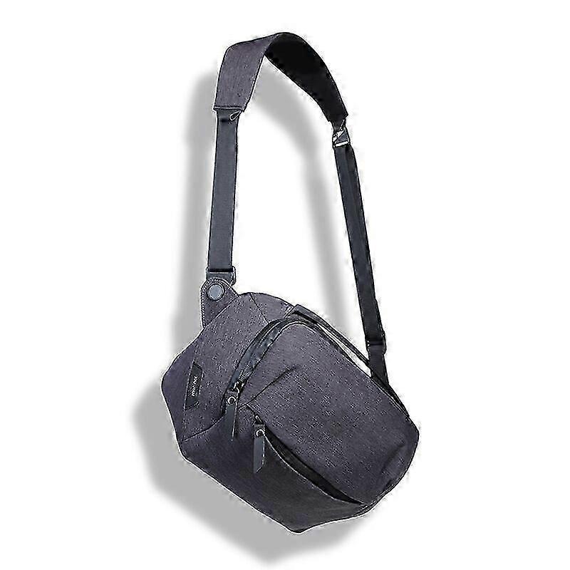 XIUJIAN Crossbody עמיד למים תיק מצלמה SLR קל משקל, צבע: 5L אפור כהה