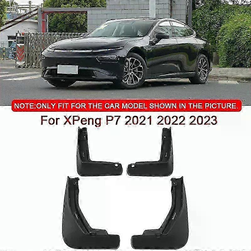 Fit For Xpeng P7 2021 2022 2023 Car Styling Abs Car Mud Flaps Splash Guard Mudguards Mudflaps Auto Accessories