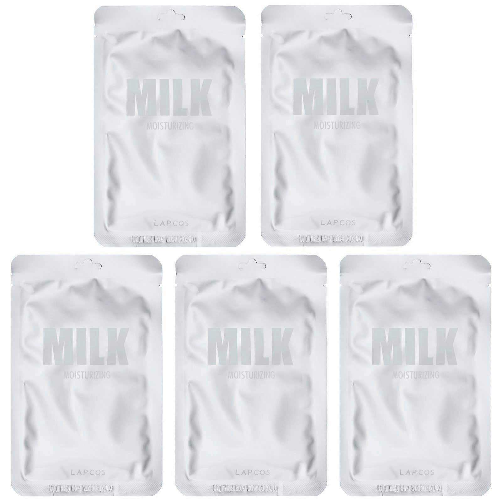 Milk Sheet Beauty Mask Set, Moisturizing , 5 Sheet Masks, 1.01 fl oz (30 ml) Each