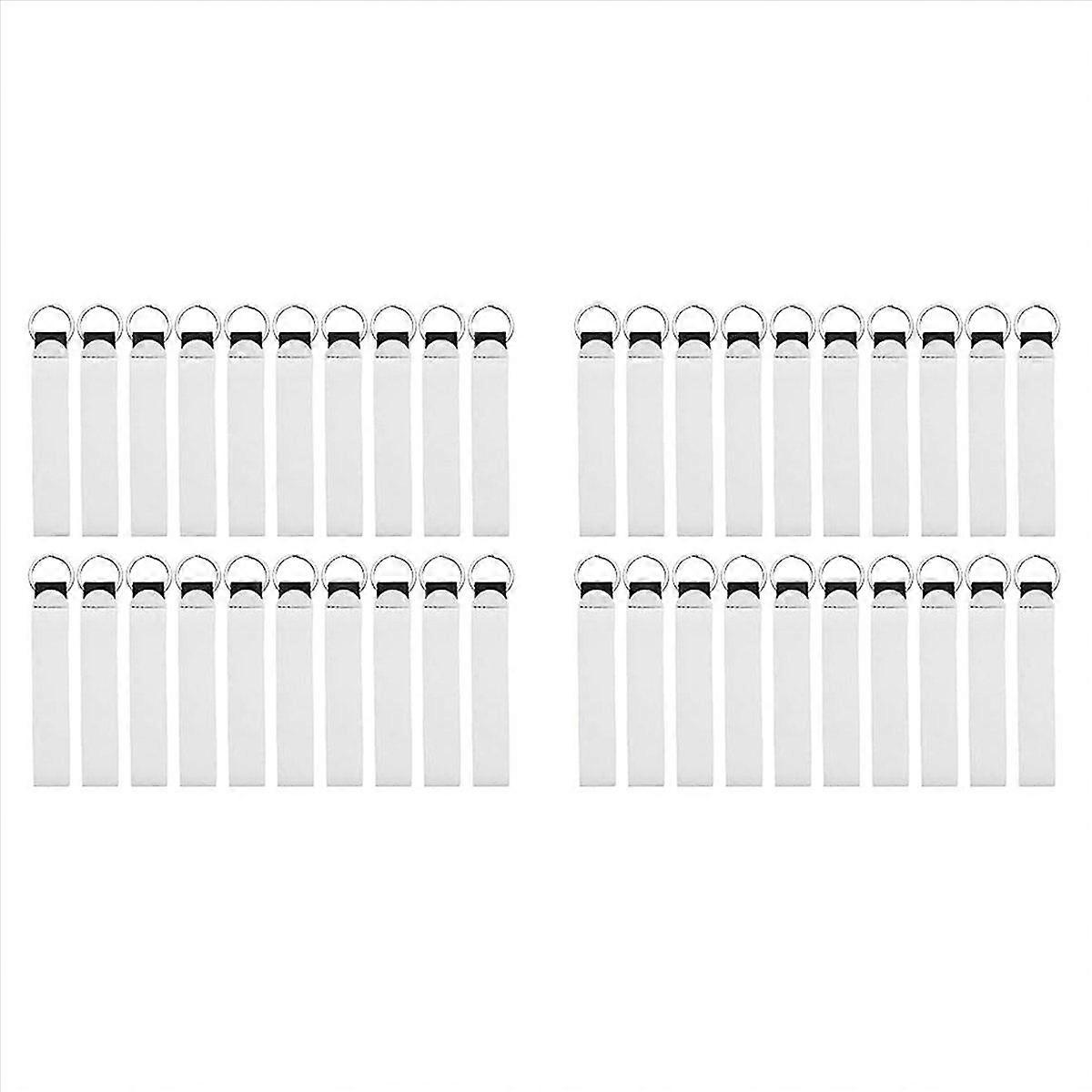 20PCS Empty Key Fob Blanks Neoprene Key Ring Blanks with Key Ring