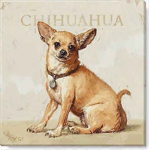 Chihuahua Canvas, Museum kwaliteit Giclee Print, Ga-yezhibbb927