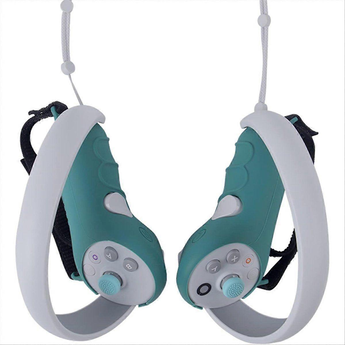 Touch Controller Silicone Grip Cover for 4 VR Handle Green