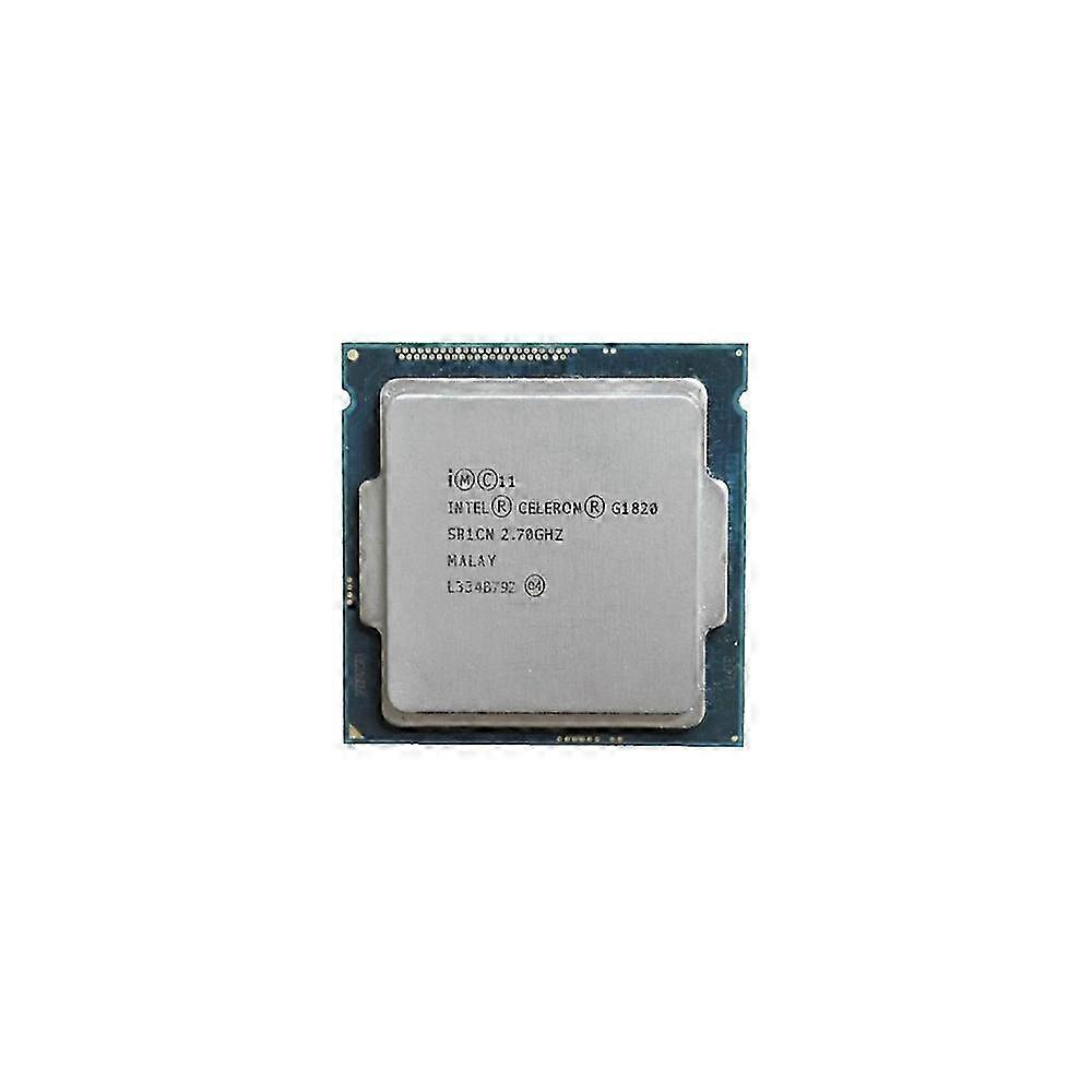 25-26 Celeron G1820 CPU - Socket LGA 1150 2 Cores 2 Threads 2.7GHz 2MB L3 Cache 54W.