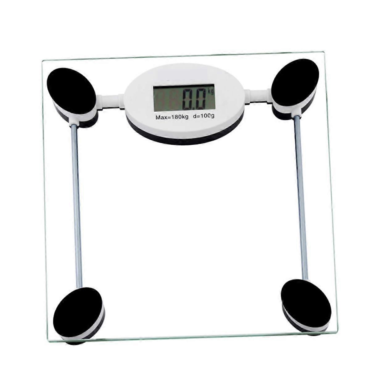 Digital Tempered Glass Weight Scale With LCD Display, Accurate Instant Readings, Portable For Home Use, Elegant Design