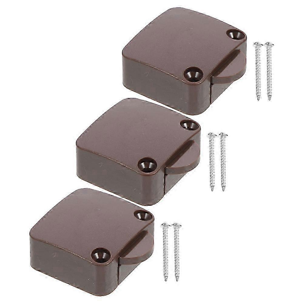 Auto Reset Door Switch for Closet Light, ABS Copper Material, Sensitive Trigger, Wide Application, 3 Pack