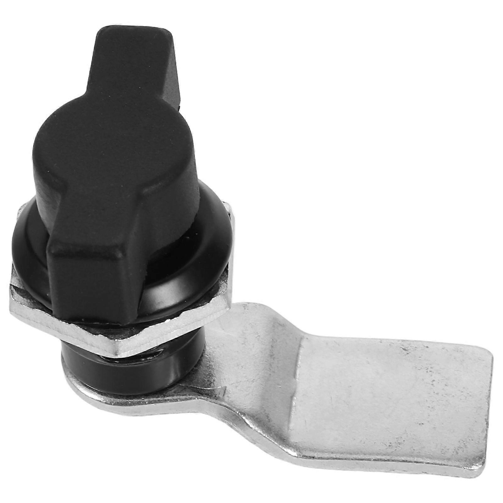 Black T-Handle Chassis Lock Electric Box Cylinder Lock Toolbox Lock Replacement Drawer Cam Lock Thumb Operated Latch for Machine Cabinet