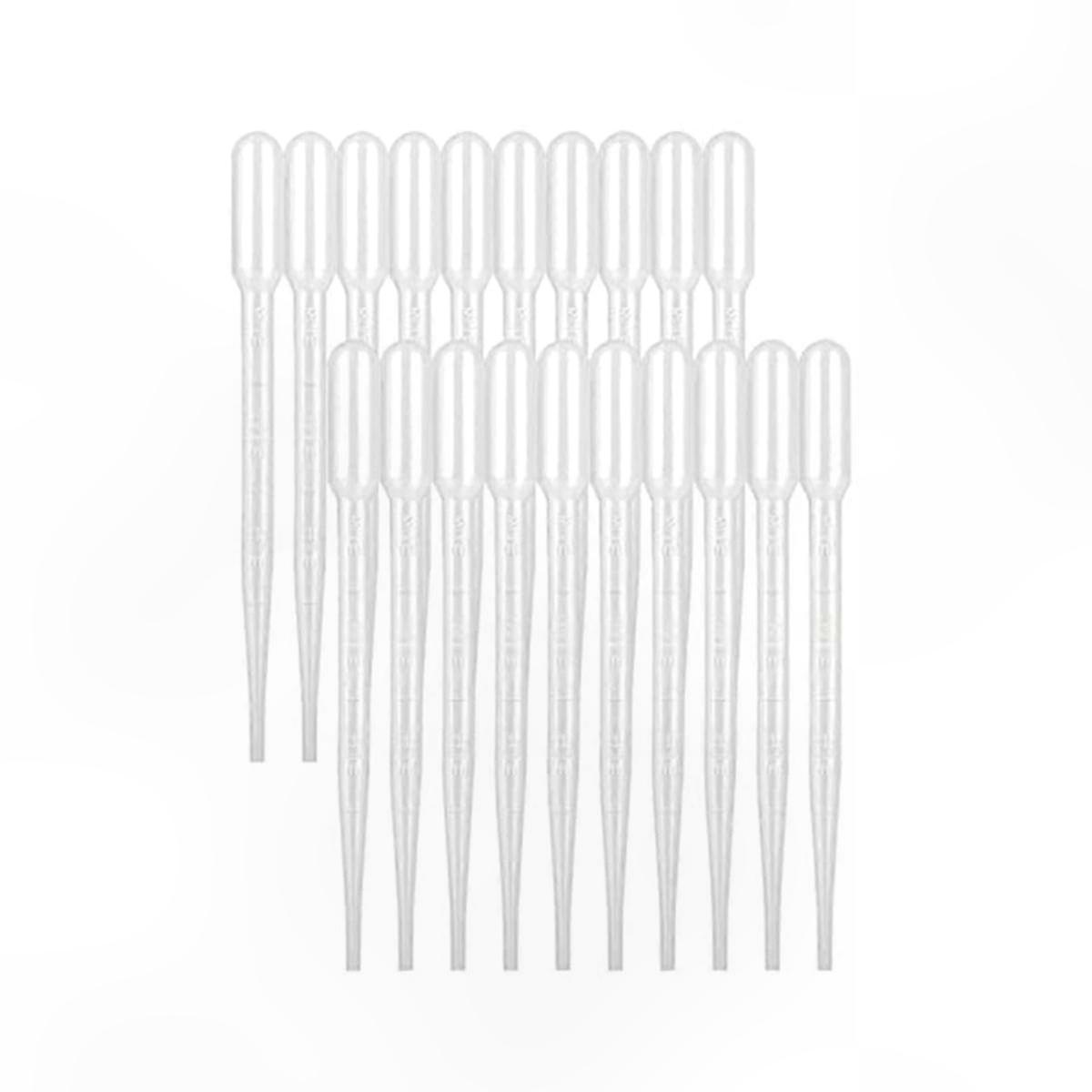 1000-Pack 3mL Plastic Pipettes, Calibrated Droppers for DIY Art Projects