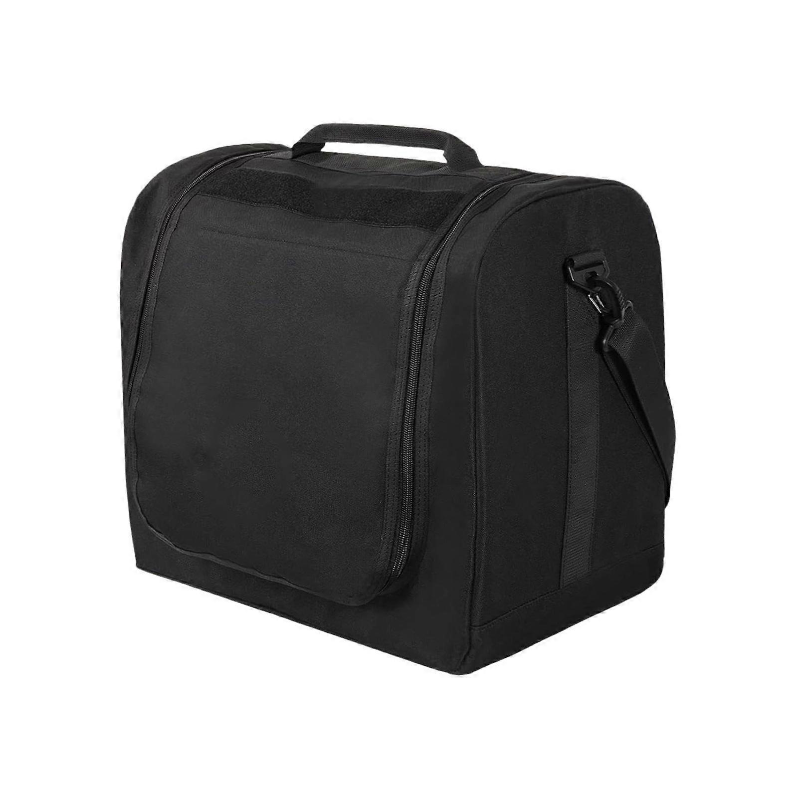 Protective Multi Layer Baseball Caps Holder Carrying Case Waterproof Polyester Fabric Bag Large Capacity Hat Organizer  Black