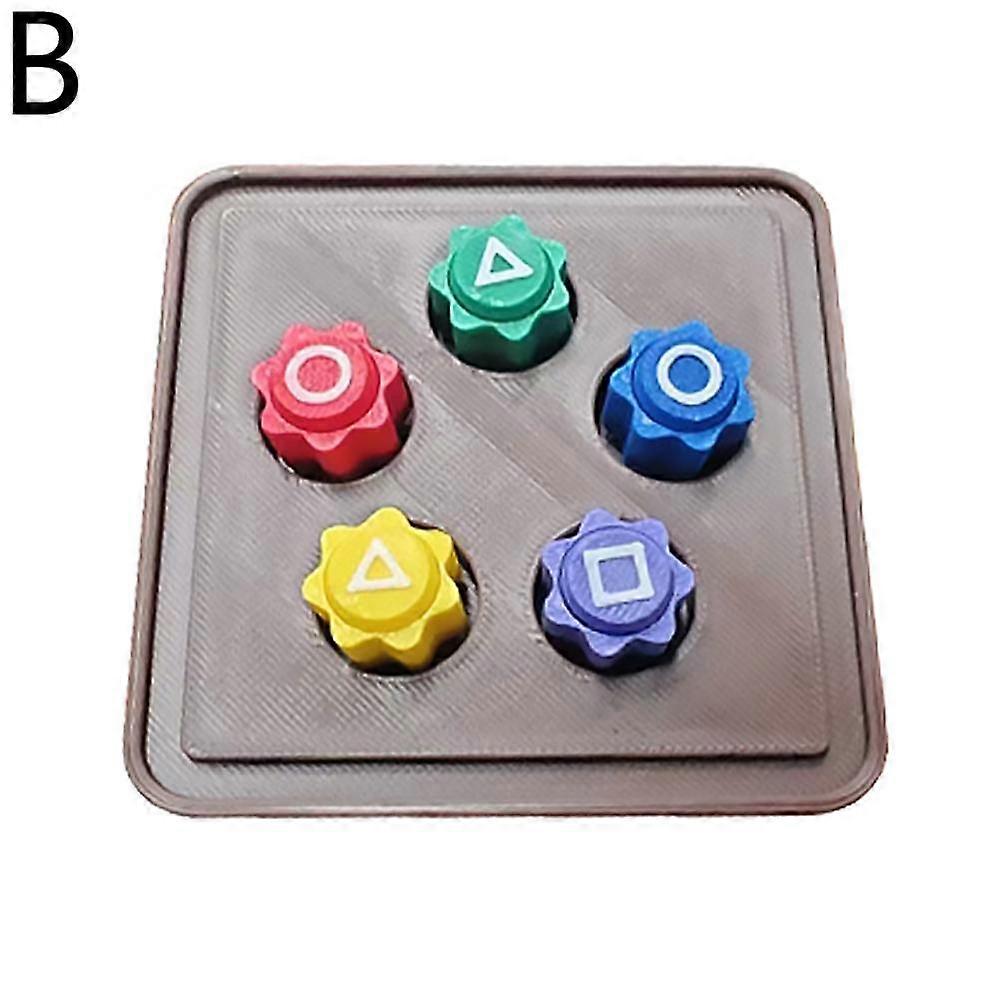 Gonggi Korean Game Set Of 5 Traditional Toss Toys With Base For Hand Eye Coordination And Family Fun