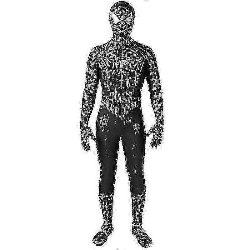 Spider-man Costume Black/red Remy Spider-man Cosplay Superhero Zentai Outfit Halloween Costume Adult/kids ws