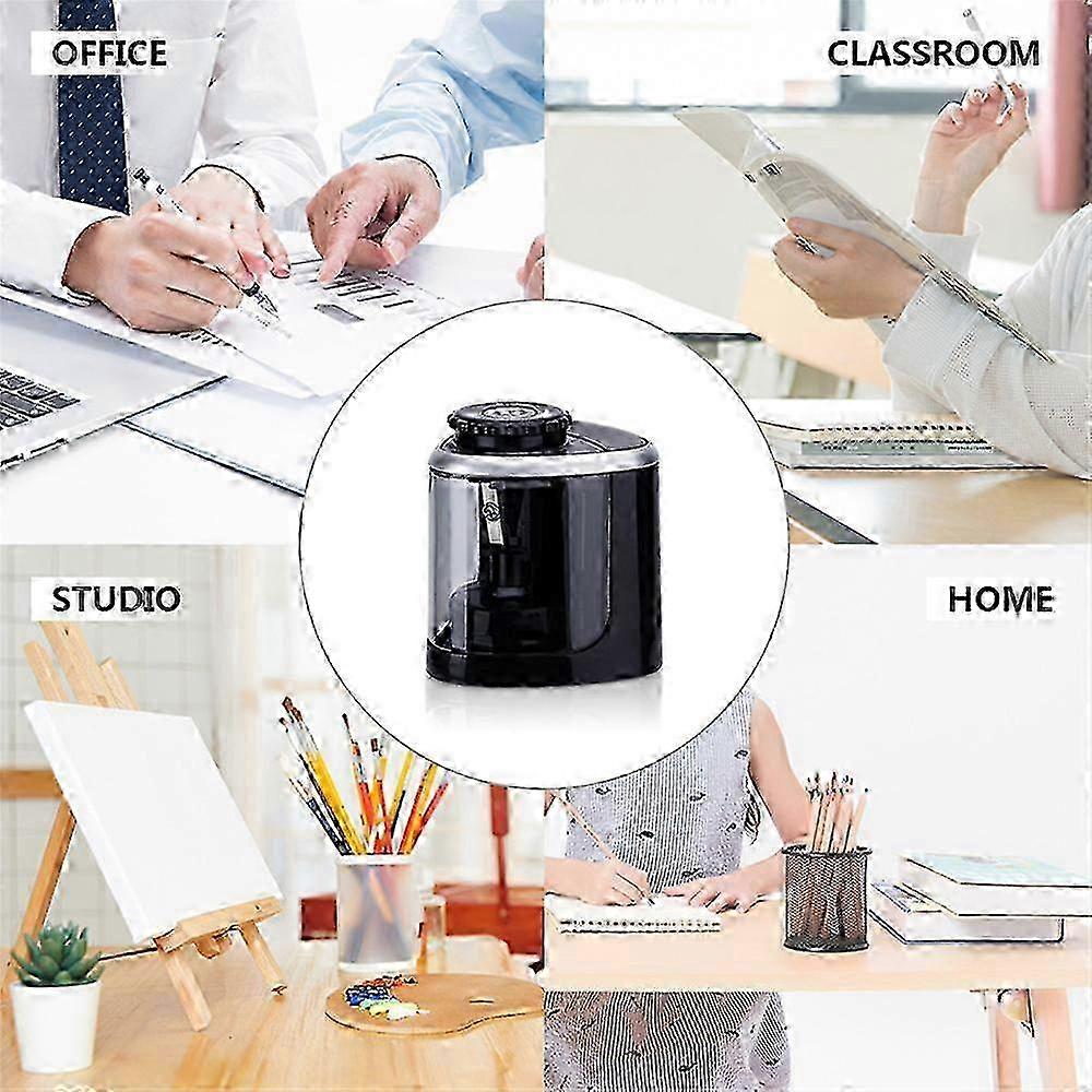 Pencil Sharpener Stationery Automatic Desktop Pencil Sharpener Cutter Electric