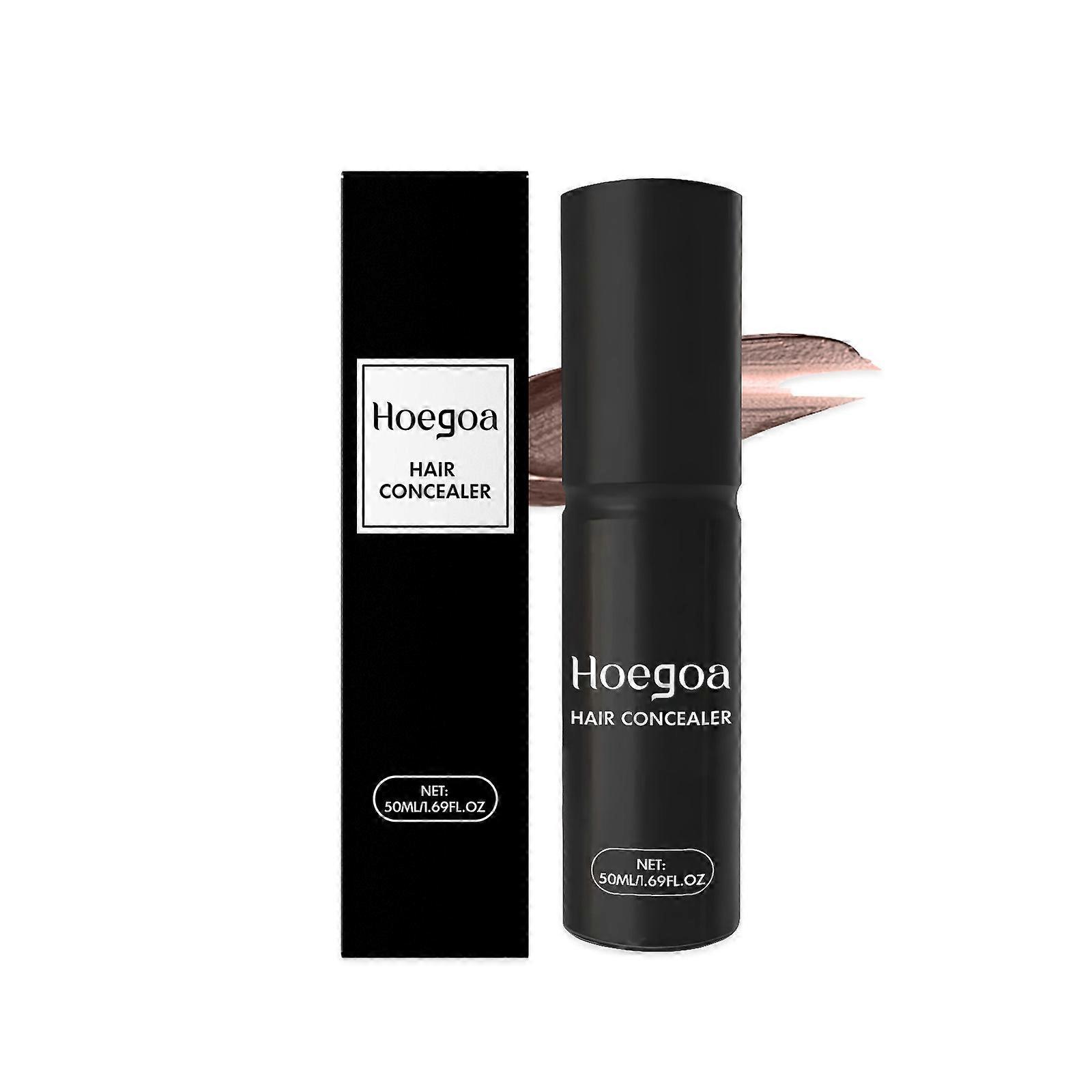 Dark Brown Concealer, Disposable Touch-Up Pen With Comb, Temporary Hair Styling Tool.