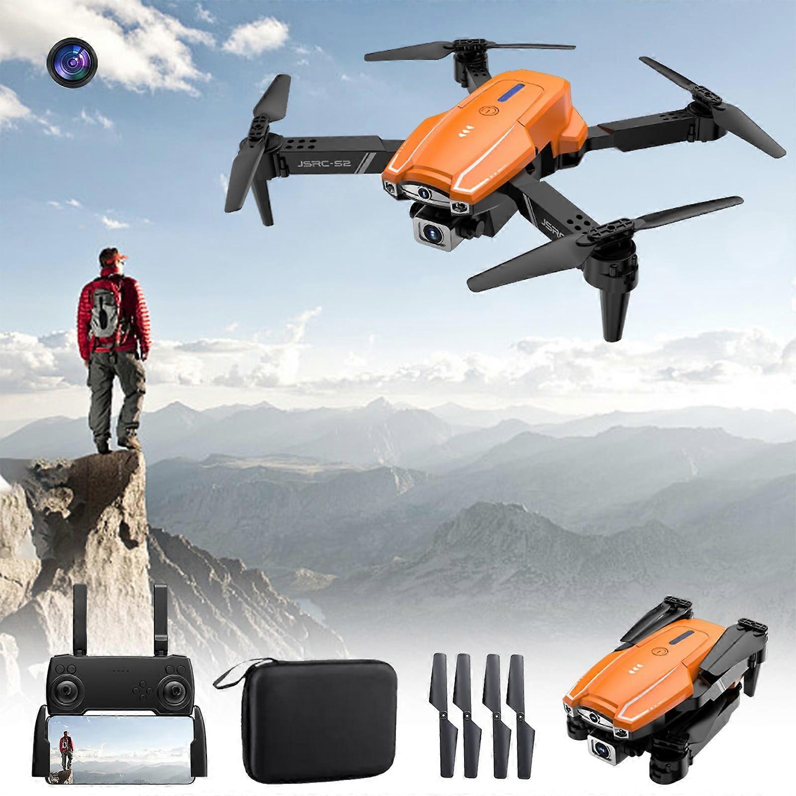 Foldable Drone with Dual HD 1080P Camera, FPV WiFi RC Quadcopter for Beginners, Gesture Control, Obstacle Avoidance, Headless Mode, compatible with