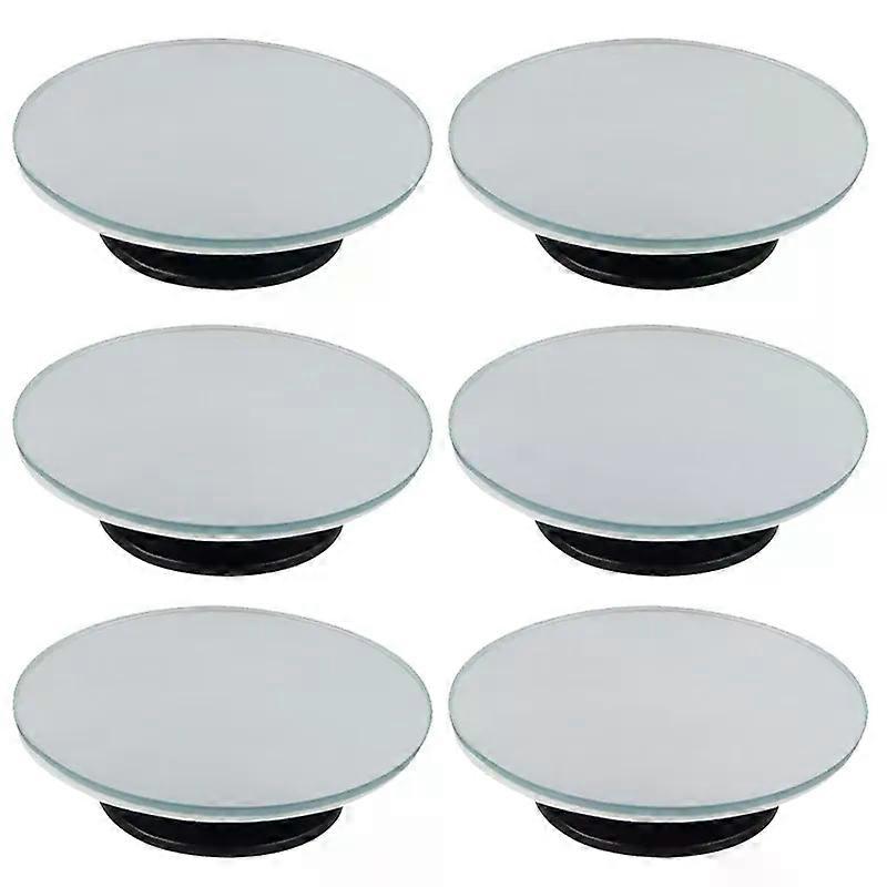 2-6Pcs 360 Degree Car Blind Spot Rear View Mirror Wide Angle Adjustable RoundMirror Car Reverse Auxiliary Rearview Convex Mirror