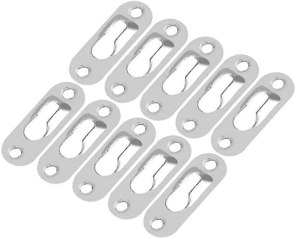 Set Of 40 Silver Metal Hooks For Hanging Photo Frames Or Mirrors