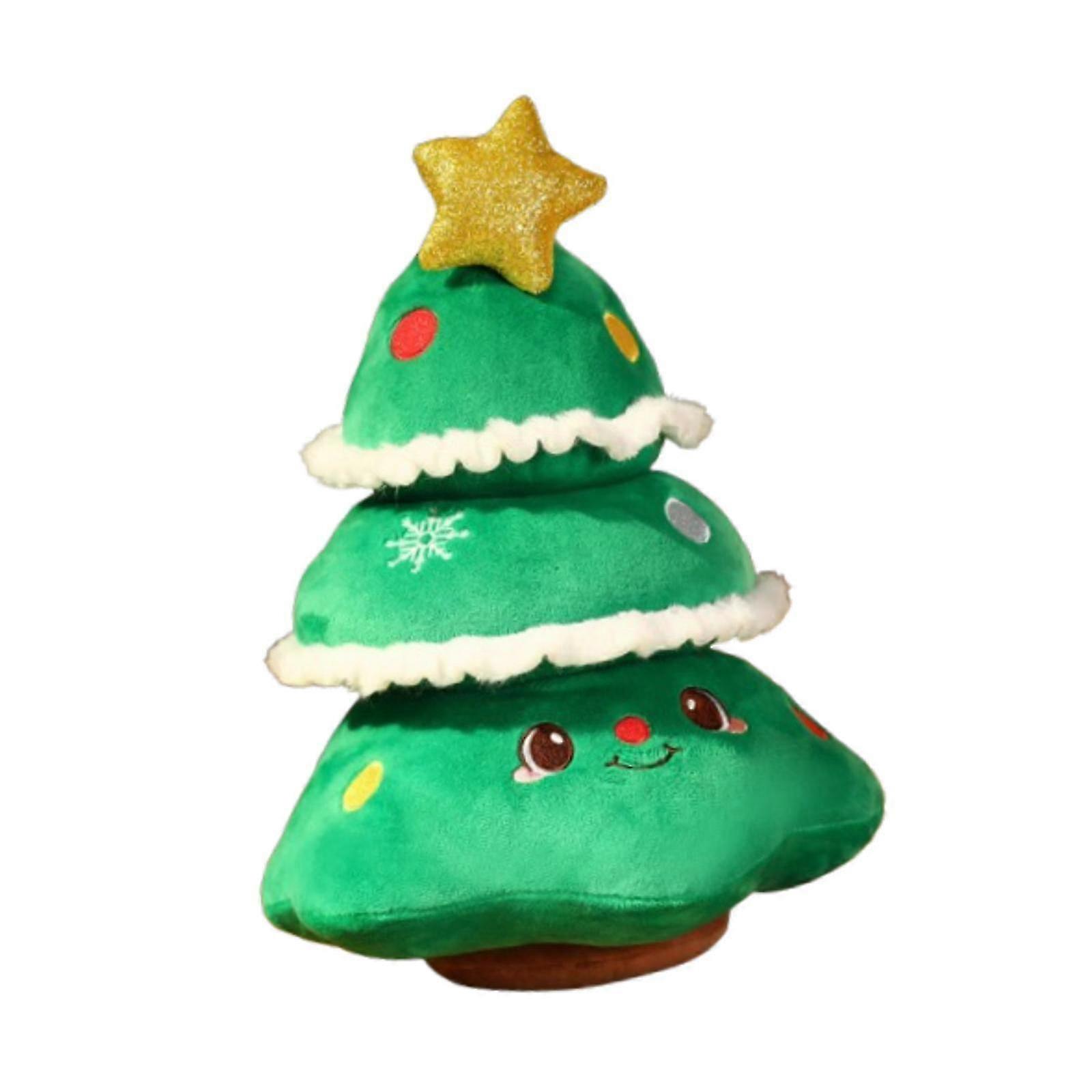 Christmas Stuffed Animal for Tabletop Display, Plush Tree Ornament
