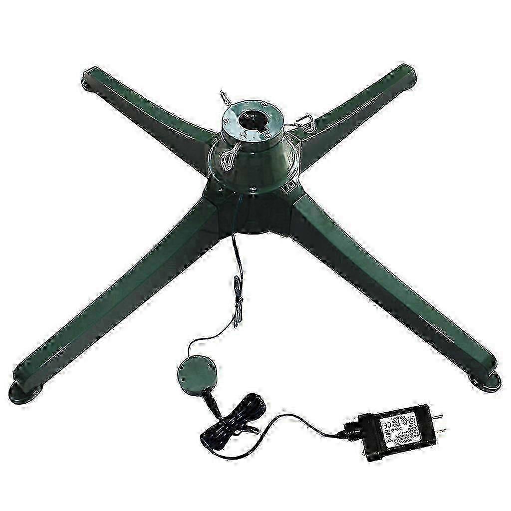Electric Rotating Christmas Tree Stand Base Bracket Holder For Indoor Outdoor Artificial Trees