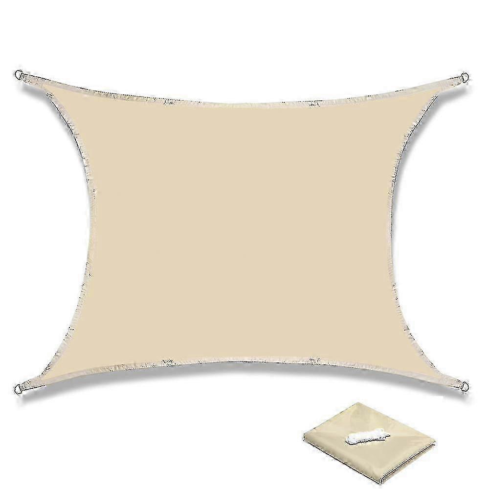 Shade Sail, Square Rectangle Shade Sail, Garden Patio Waterproof Polyester Awning Swimming Awning, Camping Hiking Sail Canopy