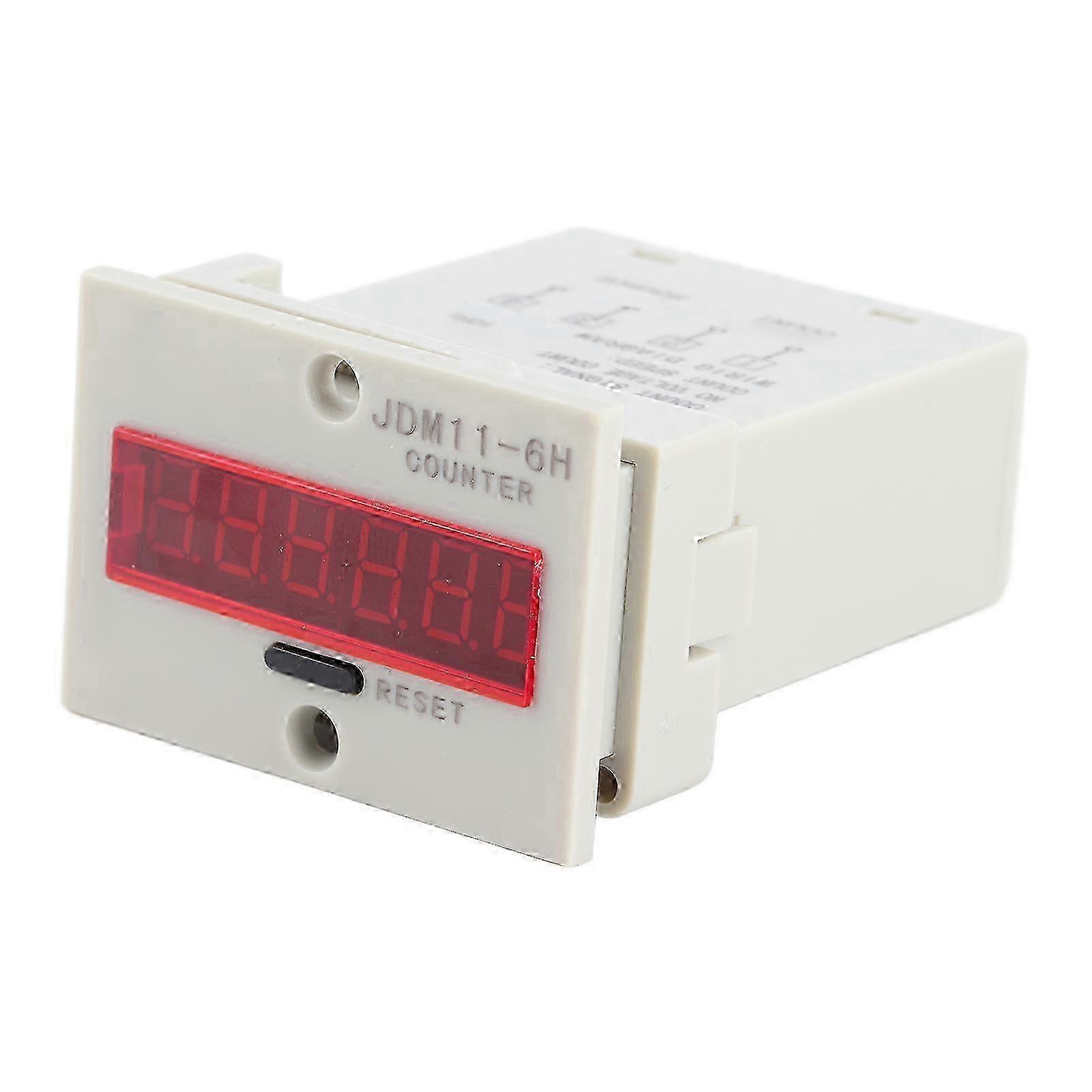 Voltage-free counter 6-digit display, counting range from 0 to 999999