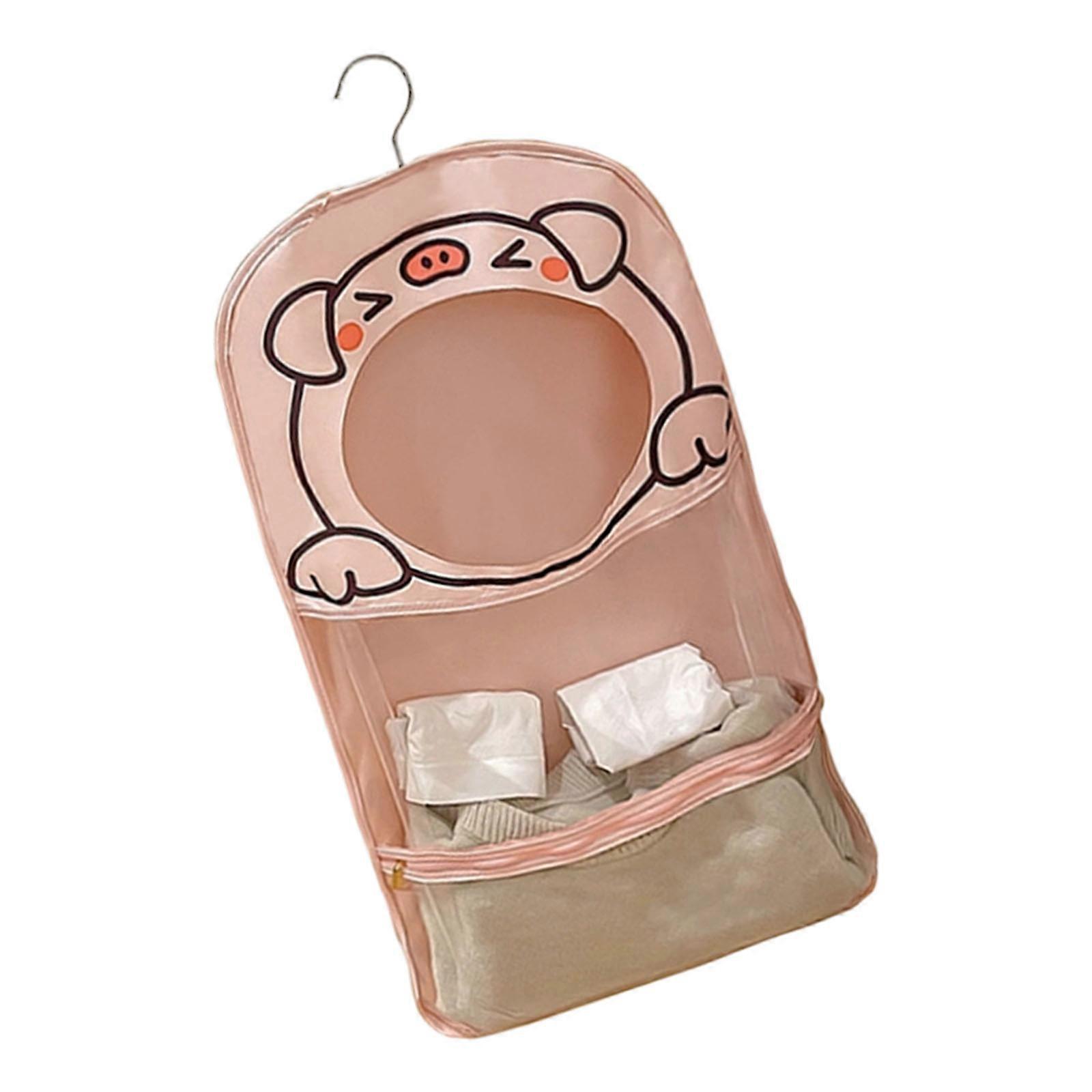 Oversized Opening Hanging Storage Organizers Waterproof EVA Polyester Fabric Wall Mounted Home Organization For Small Spaces Multicolor