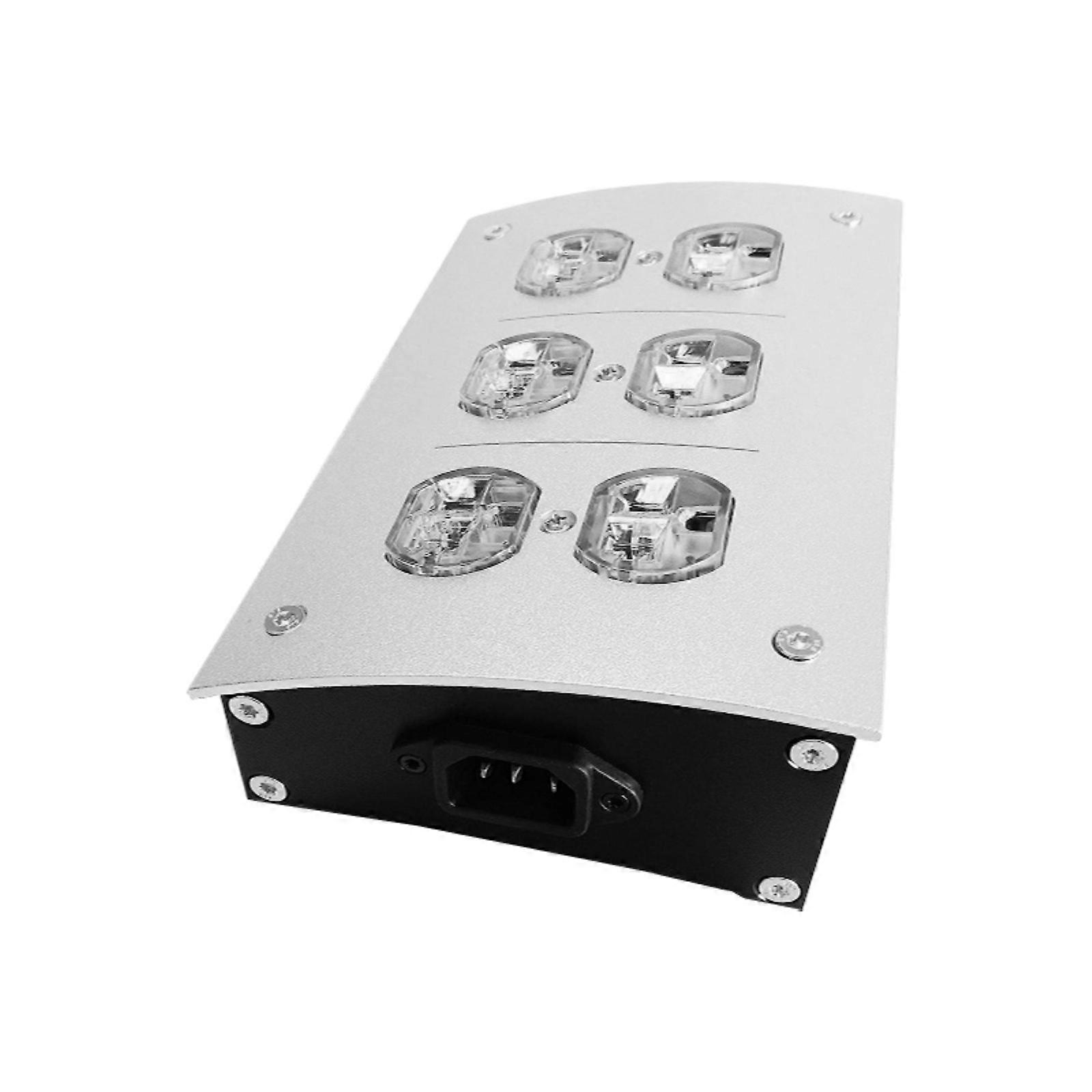 TP60 6 Slot 110V Voltages Power Outlet With RFI Suppression Aluminum Housing Professional Auditory/Video Application Multicolor