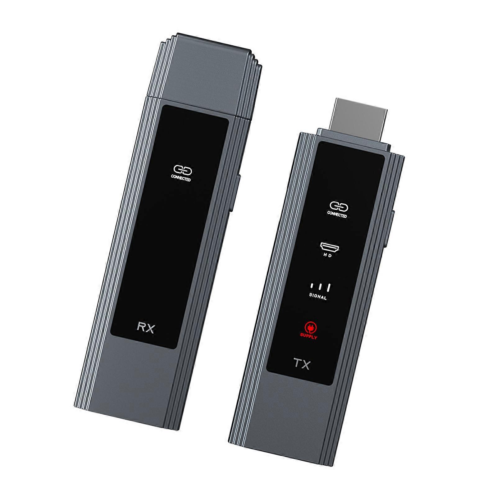 Wireless HDTV Port Extender Transmission Receiver For PC TV Projector 1080P Streaming 5G Technology Multicolor