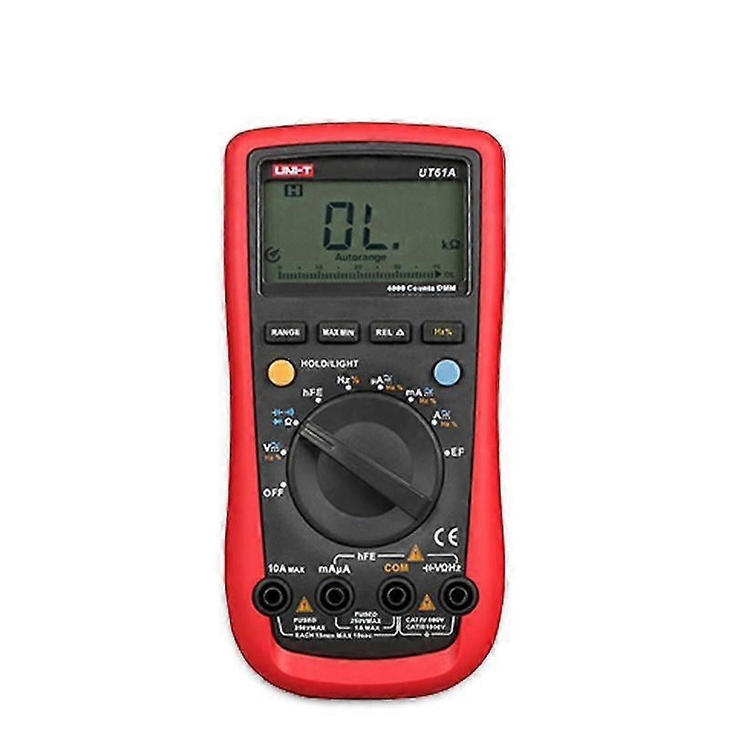 UNI-T UT61E Digital-Multimeter True RMS Auto Range UT61A/B/C/D AC DC NCV EF Data Hold Multimeter USB Spannungs- und Strommonitor
