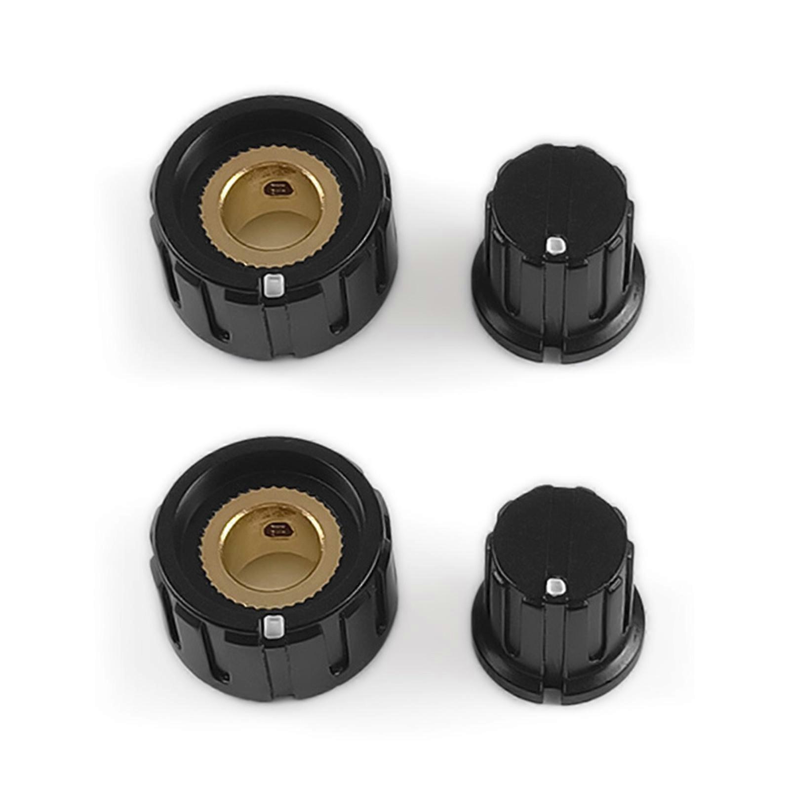 2Pcs Plastic Potentiometer Control Knob Guitar Volumes Control Knob Universals Amplifier Knob Easy to Install Multicolor