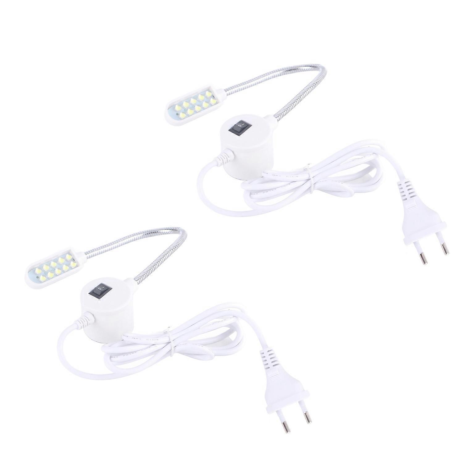 2pcs LED Sewing Machine Light Flexible Work Sewing Light with Magnetic Base