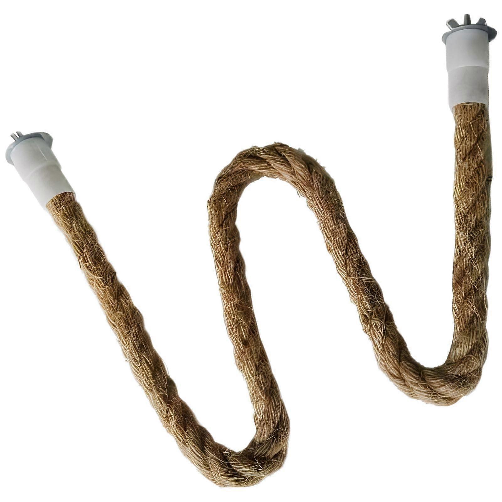 Bird Rope Perch for Parrots – 40cm Cotton Climbing and Play Activity Toy for Medium to Large Birds