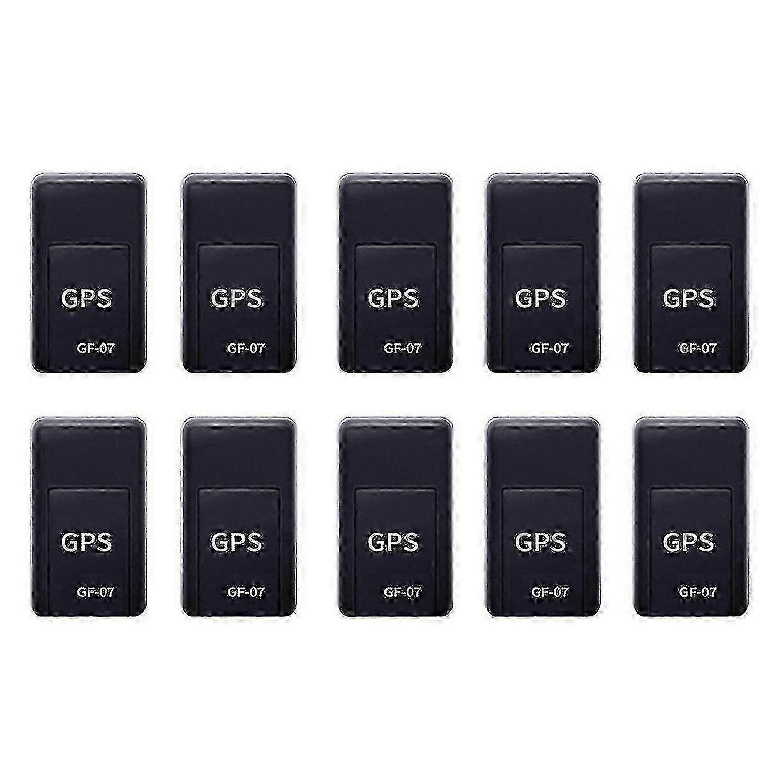 10 Pack Gf07 Mini Magnetic Gps Trackers For Real Time Vehicle Location Tracking Monitor For Assets