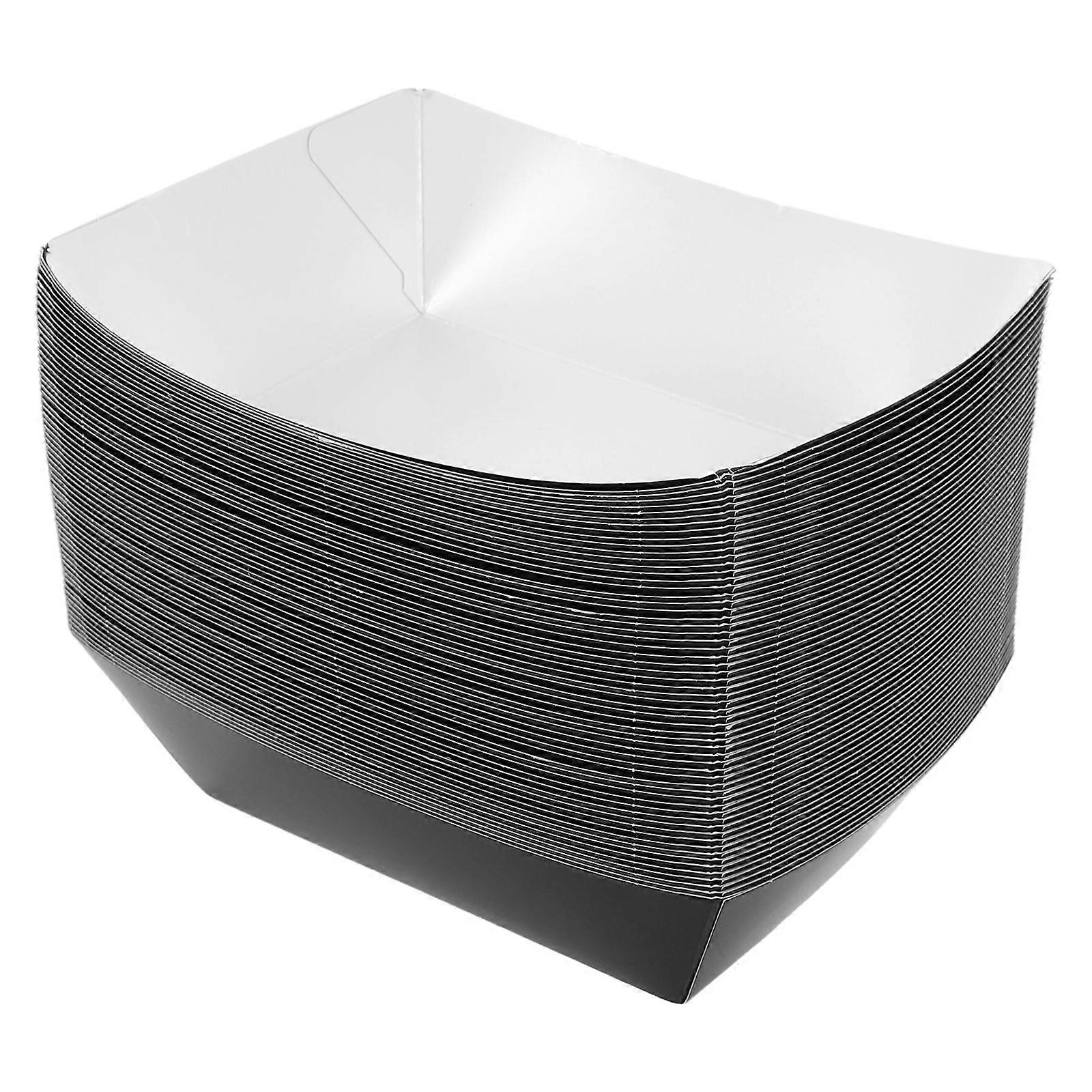 Corn Tortilla Tray Boat Shaped Plates for Taco Serving 60Pcs