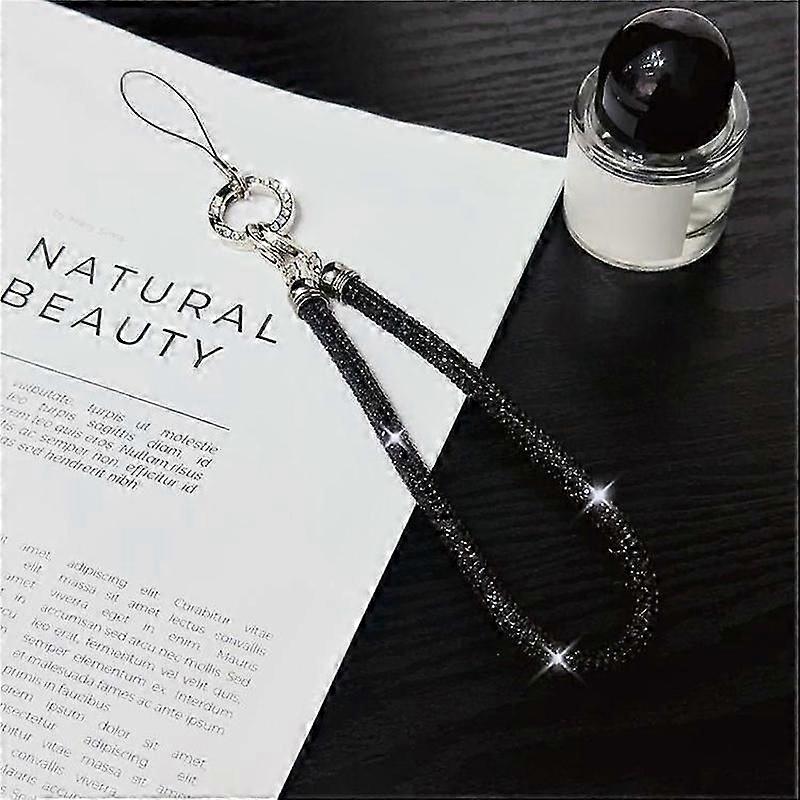 25 cm handledsrem för telefonrem med strass