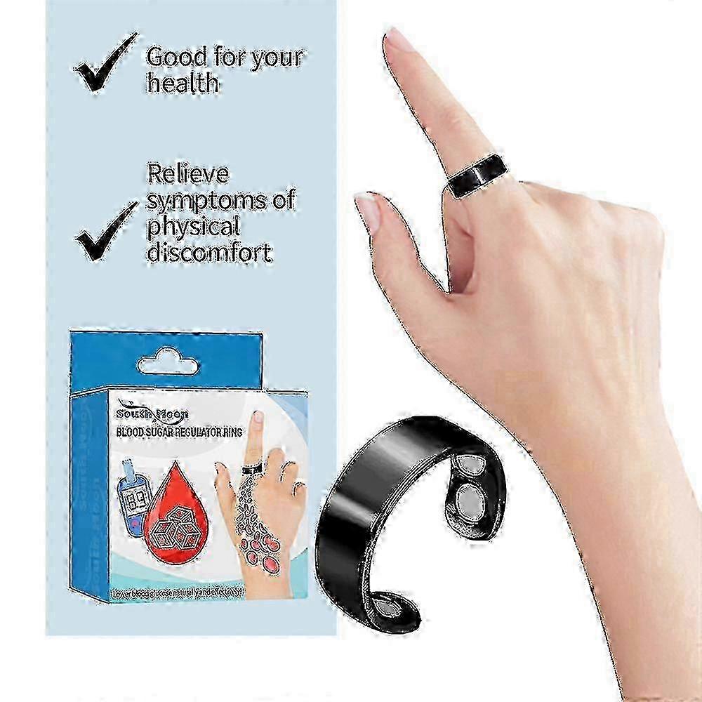 Continuous Glucose Monitor (CGM) – S-Ring Diabetes Tracking Band for Blood Sugar Monitoring
