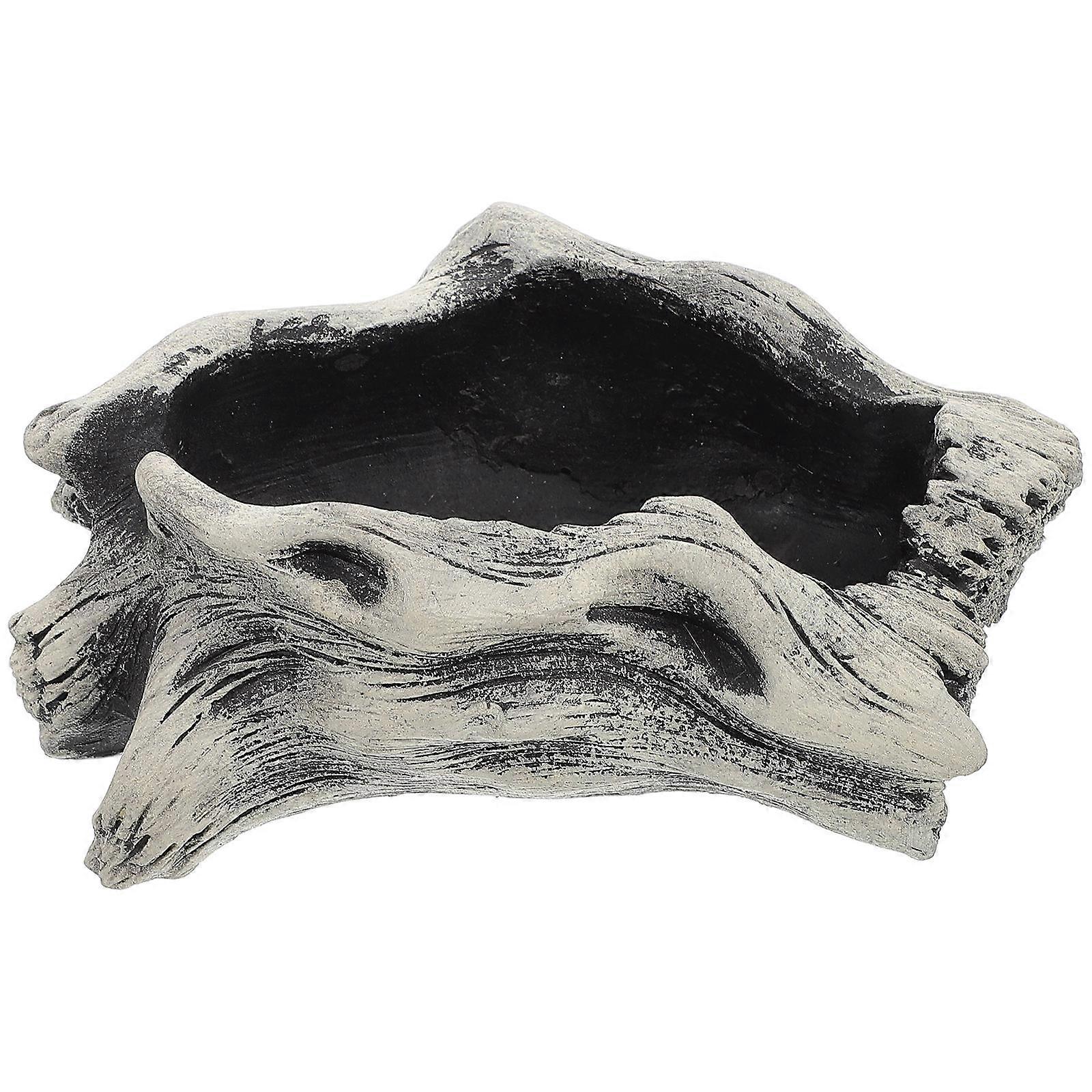 Grey Cement Succulent Planter Pot for Storage Use Unique Handmade Flowerpot