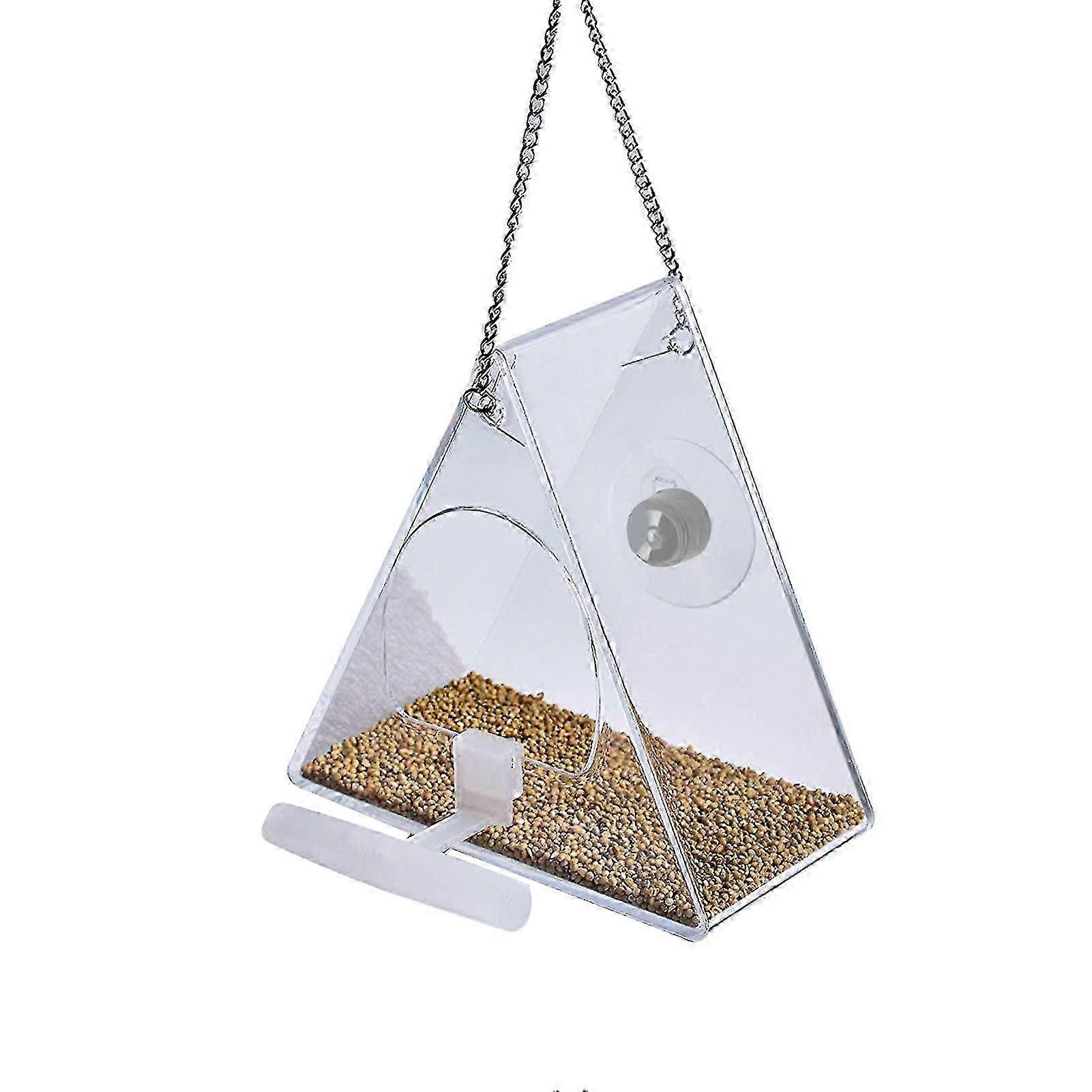 1 Set Bird Feeder with Camera Bird Watching Monitoring WiFi Enabled Night Vision Multi-User Support Bird Food Feeder Outdoor Supply