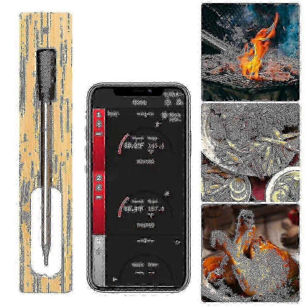 Smart meat thermometer for MEATER Plus with wireless probe