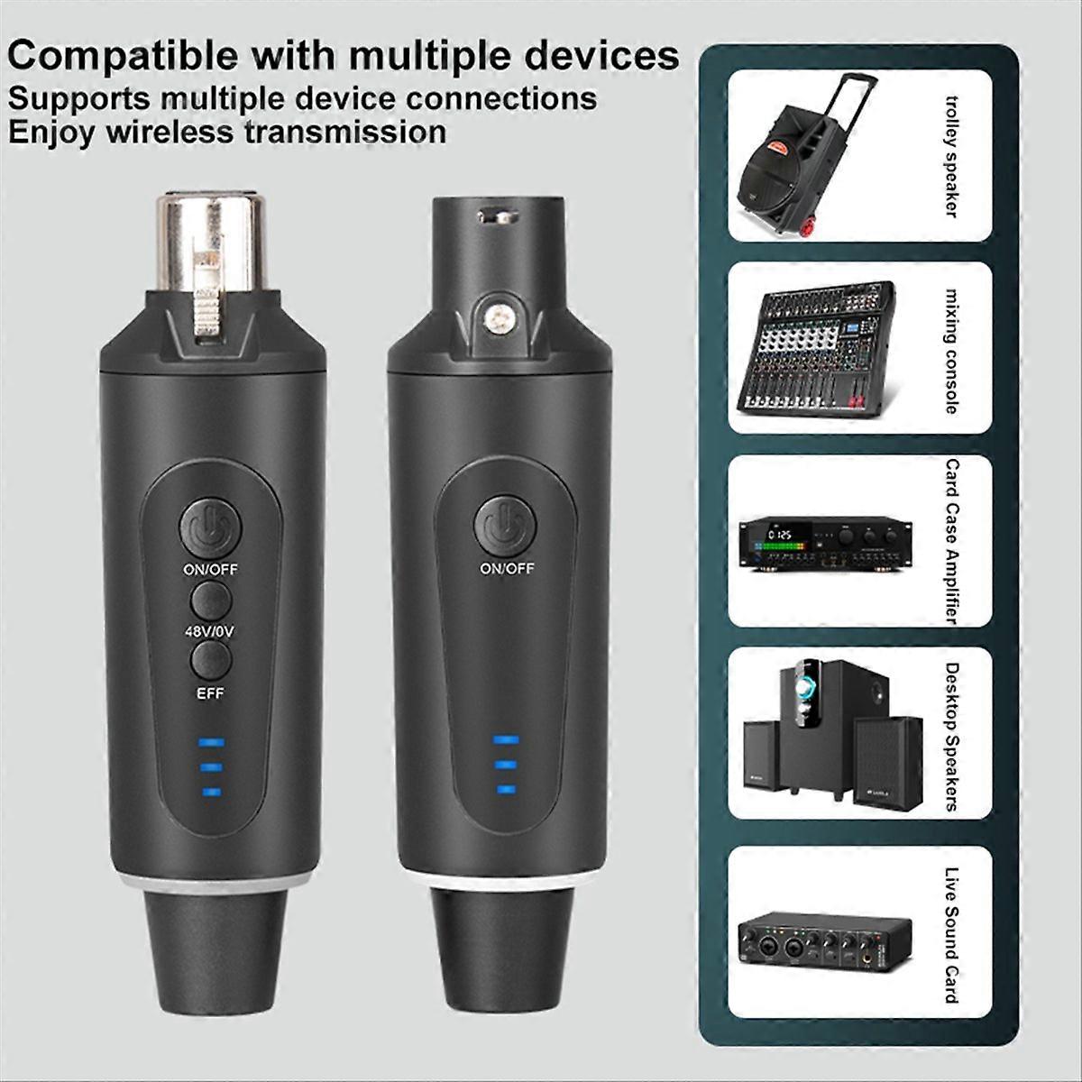  2.4g XLR Microphone Wireless Transmitting & Receiving System