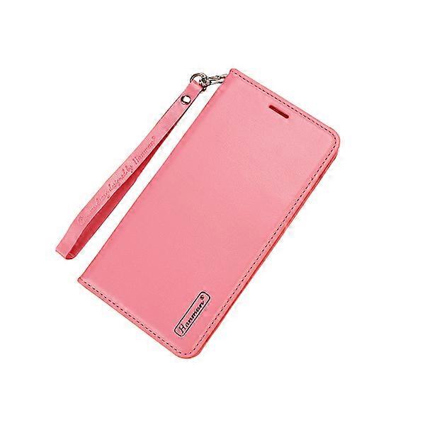 Hanman Wallet Case for compatible with iPhone X/XS Light Pink Light Pink
