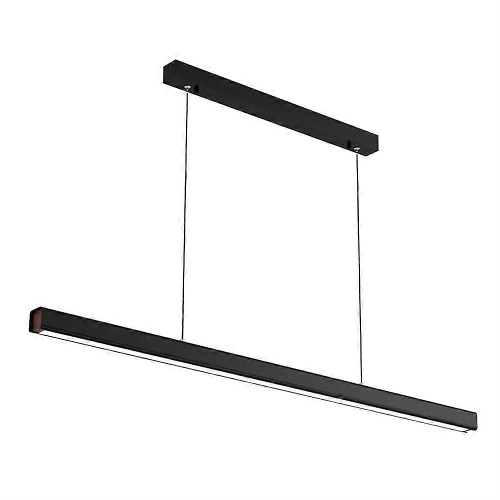 Modern LED Linear Pendant Light, Dimmable Minimalist Fixture for Kitchen Island Dining Room Adjustable Height
