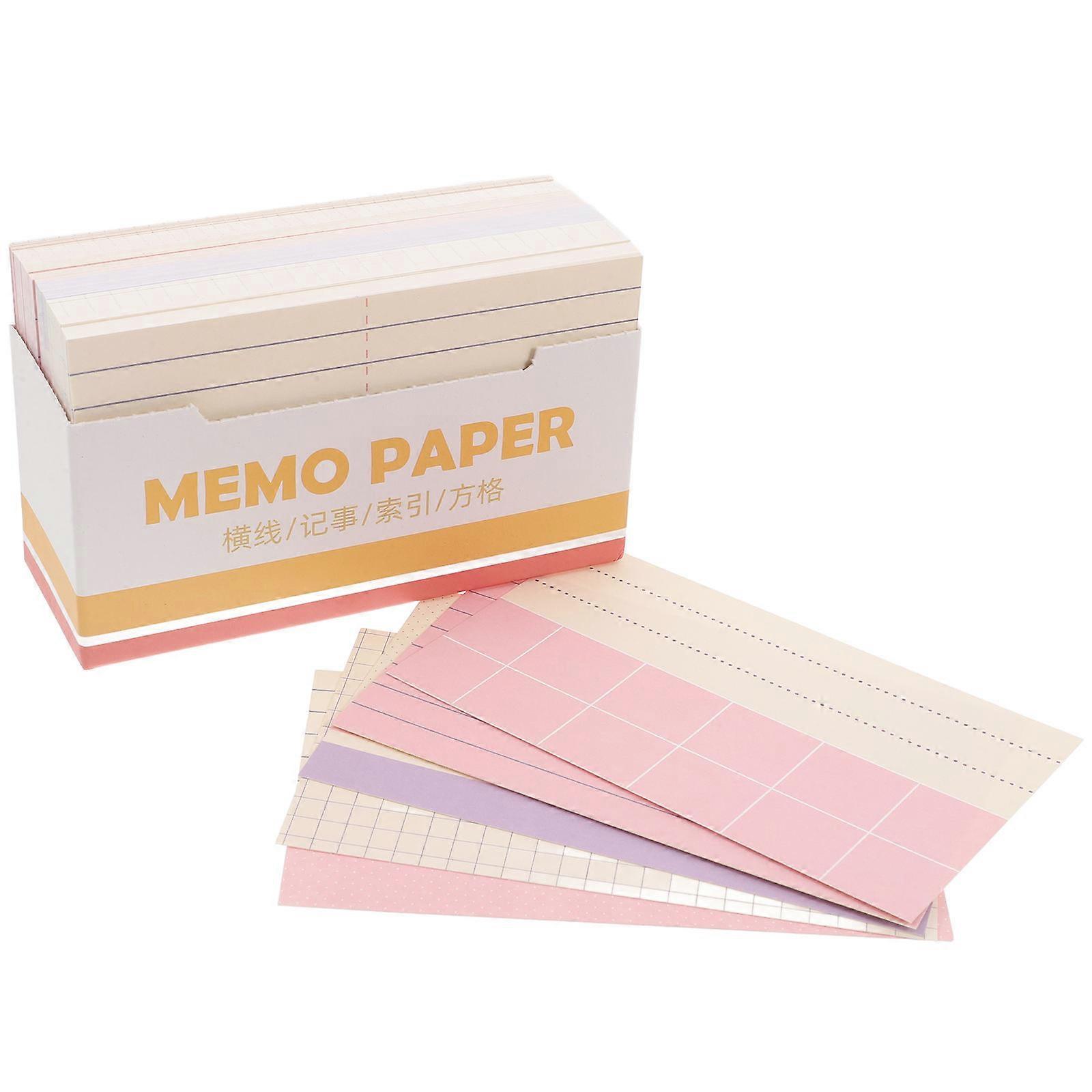 Study Note Cards Paper Ruled for Organizing 180 Sheets Assorted Colors