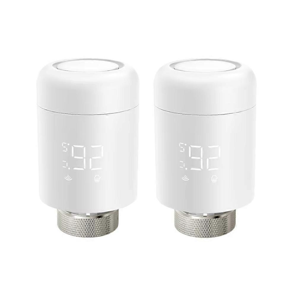 2Pcs Zigbee TRV Radiator Actuator Valve for Home